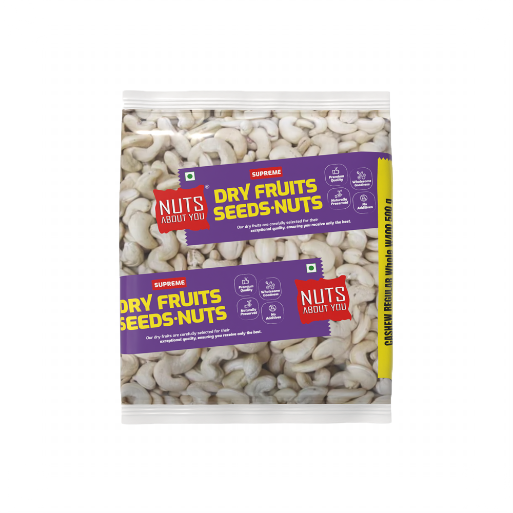 Nuts About You Cashew Regular Whole W400 - 500 g